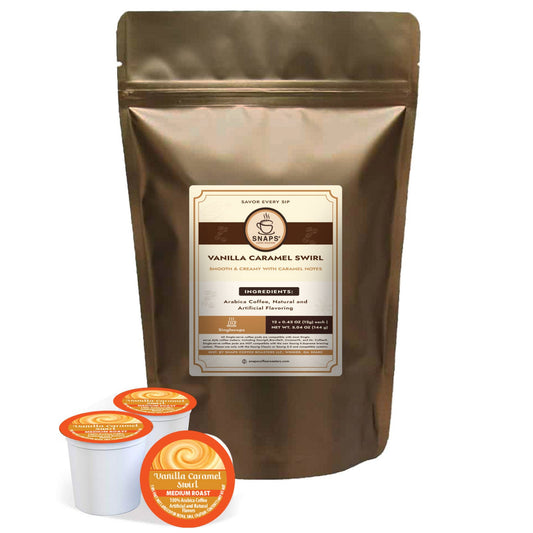 Vanilla Caramel Swirl Single Cup